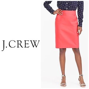 J Crew Pencil Skirt in Double-Serge Cotton